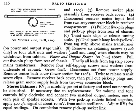 1208; Pye Ltd., Radio (ID = 776643) Radio