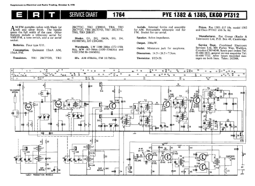 1385; Pye Ltd., Radio (ID = 2295614) Radio