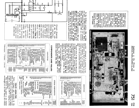 15A; Pye Ltd., Radio (ID = 2290625) Radio