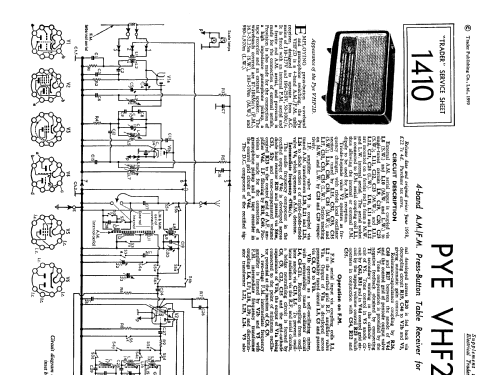 Continental VHF2D; Pye Ltd., Radio (ID = 1335297) Radio