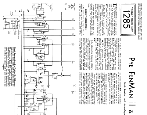 Fenman 2RG; Pye Ltd., Radio (ID = 2287081) Radio