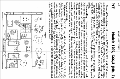 G66/A MkII; Pye Ltd., Radio (ID = 776653) Radio