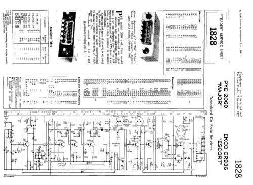 Major 2060; Pye Ltd., Radio (ID = 2308533) Car Radio