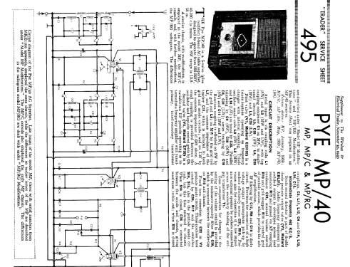 MP/RG; Pye Ltd., Radio (ID = 1320932) Radio