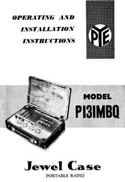 P131MBQ; Pye Ltd., Radio (ID = 2759703) Radio