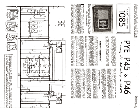 P45; Pye Ltd., Radio (ID = 1019917) Radio