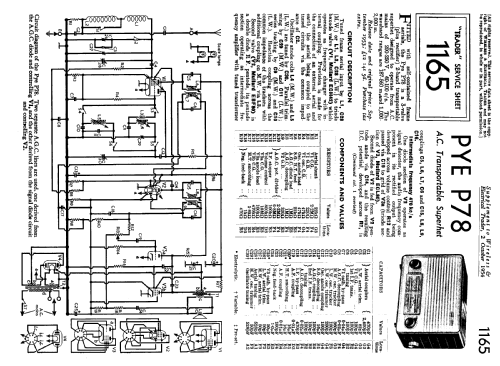 P78; Pye Ltd., Radio (ID = 1051073) Radio