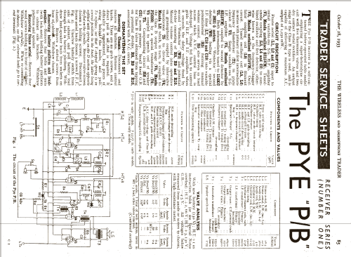 P/B ; Pye Ltd., Radio (ID = 1010945) Radio