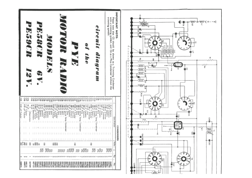 PE58CR; Pye Ltd., Radio (ID = 840741) Car Radio