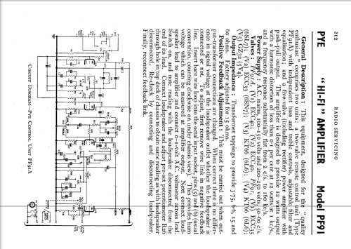 PF91A; Pye Ltd., Radio (ID = 556519) Ampl/Mixer