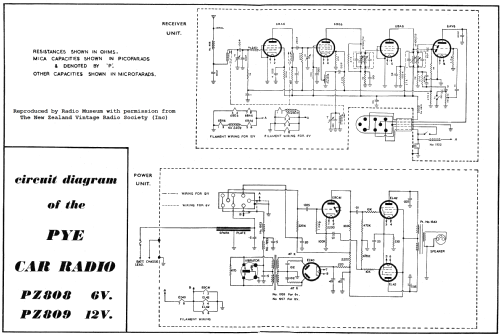 Model 808 PZ808; Pye N.Z. Ltd.; Waihi (ID = 3037578) Autoradio