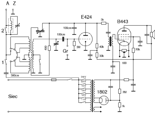 Echo 124Z; PZT - Państwowe (ID = 1539281) Radio