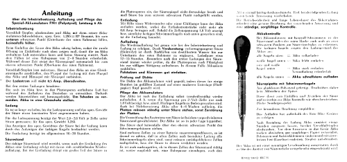 Blei-Akkumulator PM1; Quaiser, D., Dresden (ID = 1672527) Aliment.