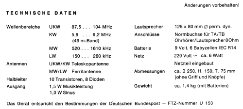 4 Band Transistorradio KRN3365; QUELLE GmbH (ID = 2828261) Radio
