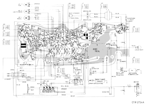 Universum CTR2724A Best. Nr. 00182; QUELLE GmbH (ID = 904724) Radio