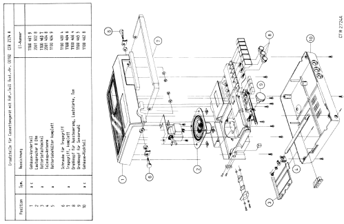 Universum CTR2724A Best. Nr. 00182; QUELLE GmbH (ID = 904726) Radio