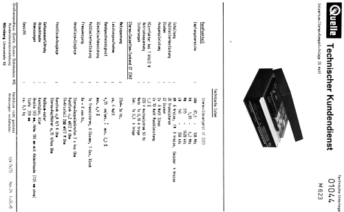 M623; QUELLE GmbH (ID = 938118) Radio