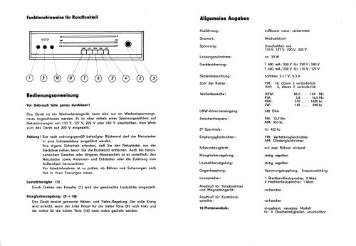 Musikschrank MT 957 Art.Nr. 05968 Ch= Weimar 5140B; QUELLE GmbH (ID = 2942324) Radio