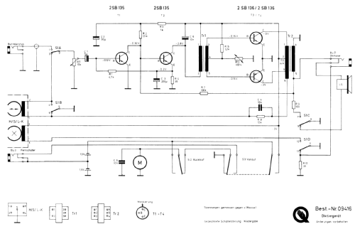 Privileg Transistor-Klein-Diktiergerät 09416; QUELLE GmbH (ID = 1637460) R-Player