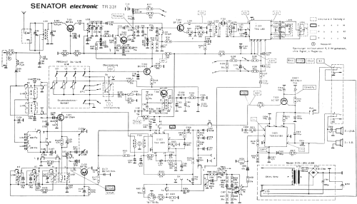 Senator Electronic Tr331 Radio Quelle Gmbh Universum; Fürth Und 
