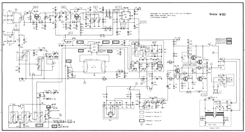 Senator Volltransistor W 303 Artikel Nr. 05793; QUELLE GmbH (ID = 2377196) Radio