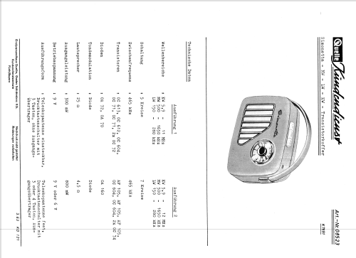 Simonetta K7691 Art.-Nr. 08523 ; QUELLE GmbH (ID = 2613355) Radio