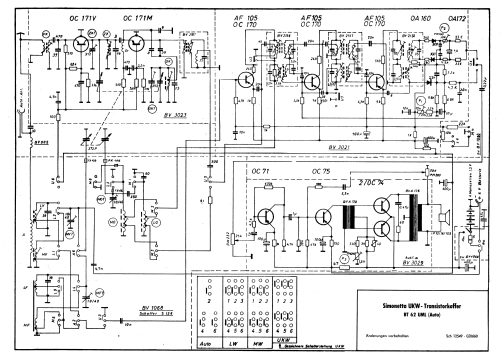 Simonetta UKW-Transistorkoffer BT 62 UML ; QUELLE GmbH (ID = 2548872) Radio