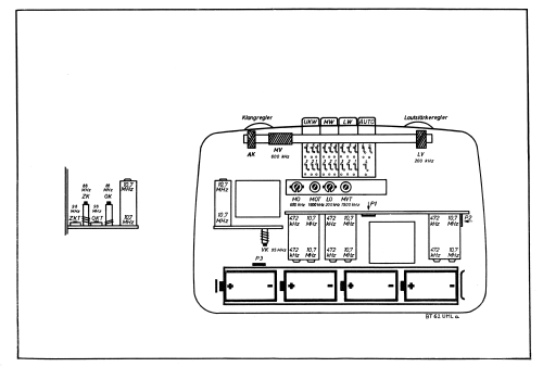 Simonetta UKW-Transistorkoffer BT 62 UML ; QUELLE GmbH (ID = 2548873) Radio