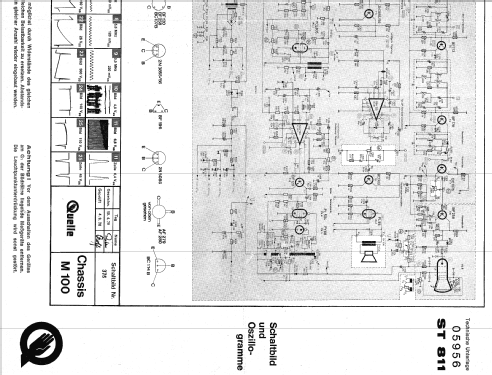 ST811 Ch= M100; QUELLE GmbH (ID = 614547) Television