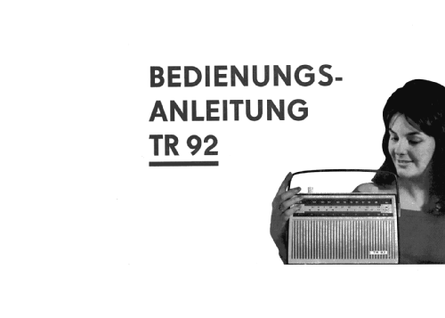 TR 92 Art. Nr. 09255; QUELLE GmbH (ID = 1251639) Radio