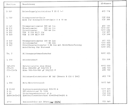 Universum AD-6605 Bestell Nr. 03681; QUELLE GmbH (ID = 831850) Television