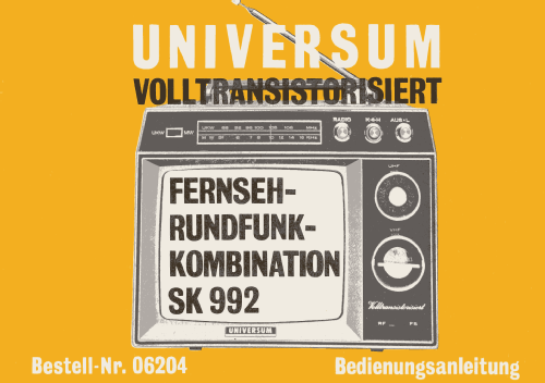 Universum SK 992-75 ; QUELLE GmbH (ID = 2942001) TV Radio