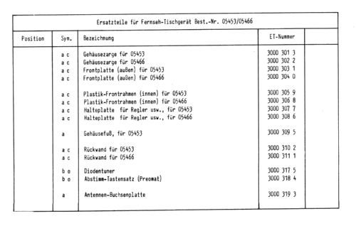 Universum ST-108 Bestell Nr. 05466; QUELLE GmbH (ID = 866340) Television