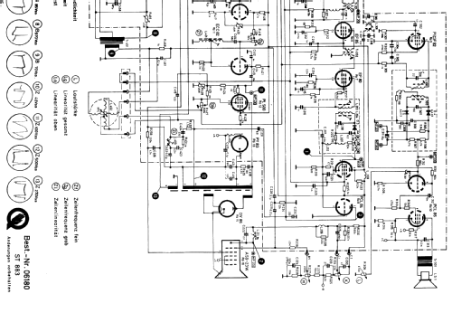 Universum ST 883; QUELLE GmbH (ID = 482677) Fernseh-E