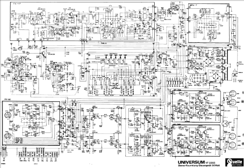 Universum Stereo Steuergerät VT2355; QUELLE GmbH (ID = 283625) Radio