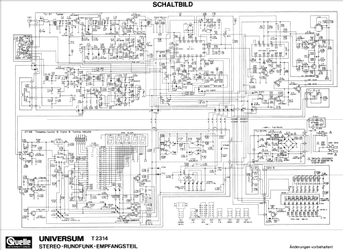 Universum System HiFi 7500 SL T2314; QUELLE GmbH (ID = 609573) Radio