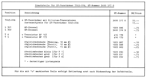 Universum T59-33 Best. Nr. 03639 / 03640; QUELLE GmbH (ID = 1814823) Television