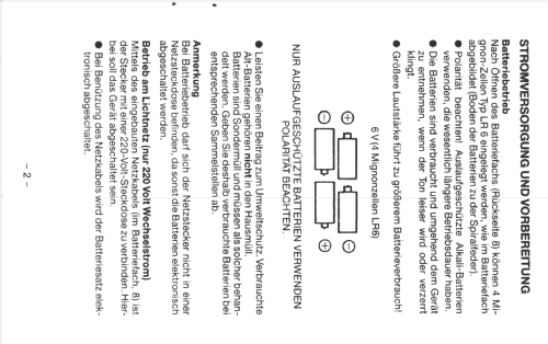 Universum TR1097; QUELLE GmbH (ID = 1443222) Radio