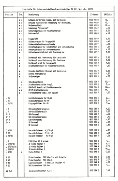 Universum TR992 Art.-Nr. 09320; QUELLE GmbH (ID = 2709712) Radio