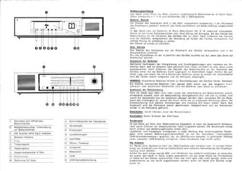 Universum 3-Wellen-Super WTR594 Ch= 06214; QUELLE GmbH (ID = 1522822) Radio