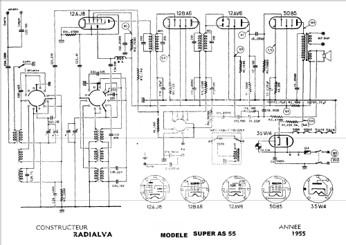 Super-As 55; Radialva, Véchambre (ID = 1203925) Radio