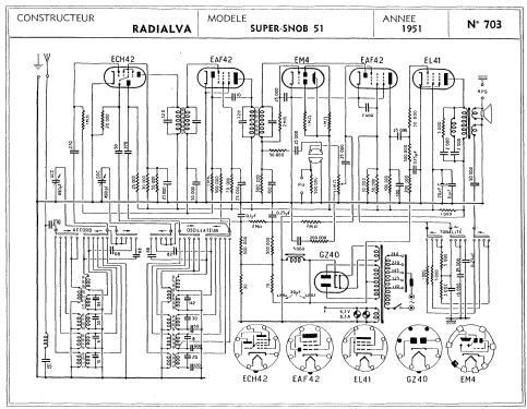 Super-Snob 51; Radialva, Véchambre (ID = 276287) Radio