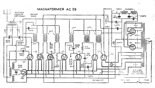 Magnaformer AC 29; Radiart Laboratories (ID = 2575510) Radio