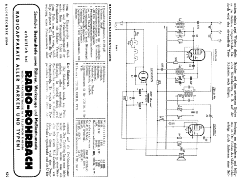 Allstromkleinsuper ; Radio Amateur, (ID = 2059304) Radio