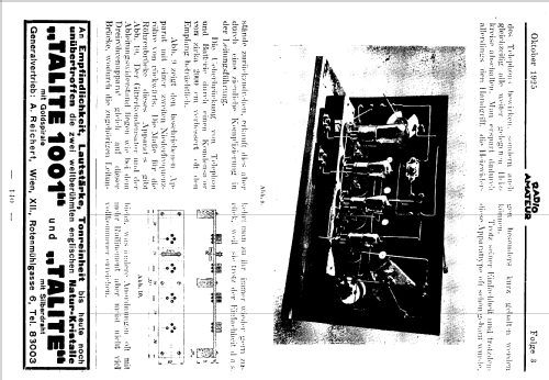 Dreiröhrenempfänger für Haus und Familie ; Radio Amateur, (ID = 1289256) Kit