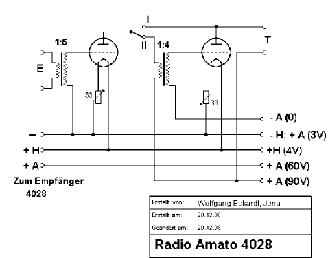 Amato-Europa, NF-Verstärker 4045; Radio-Amato, Otto (ID = 537011) Ampl/Mixer