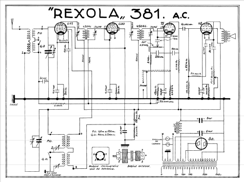 Rexola 381A; Radio-Bourse Rexola, (ID = 1382885) Radio