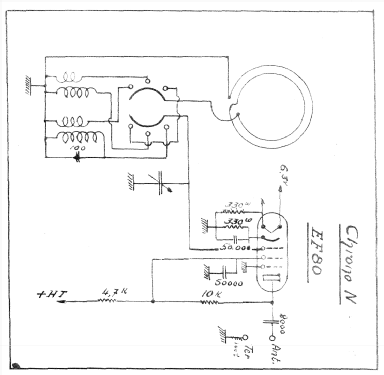 Chrono Capte avec Pendulette Type C; Radio-Célard, Ergos, (ID = 1740491) Antenna