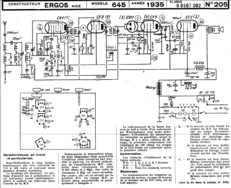 Ergos 645; Radio-Célard, Ergos, (ID = 2349901) Radio