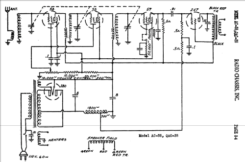 AC35 ; Radio Chassis Inc. (ID = 364637) Radio